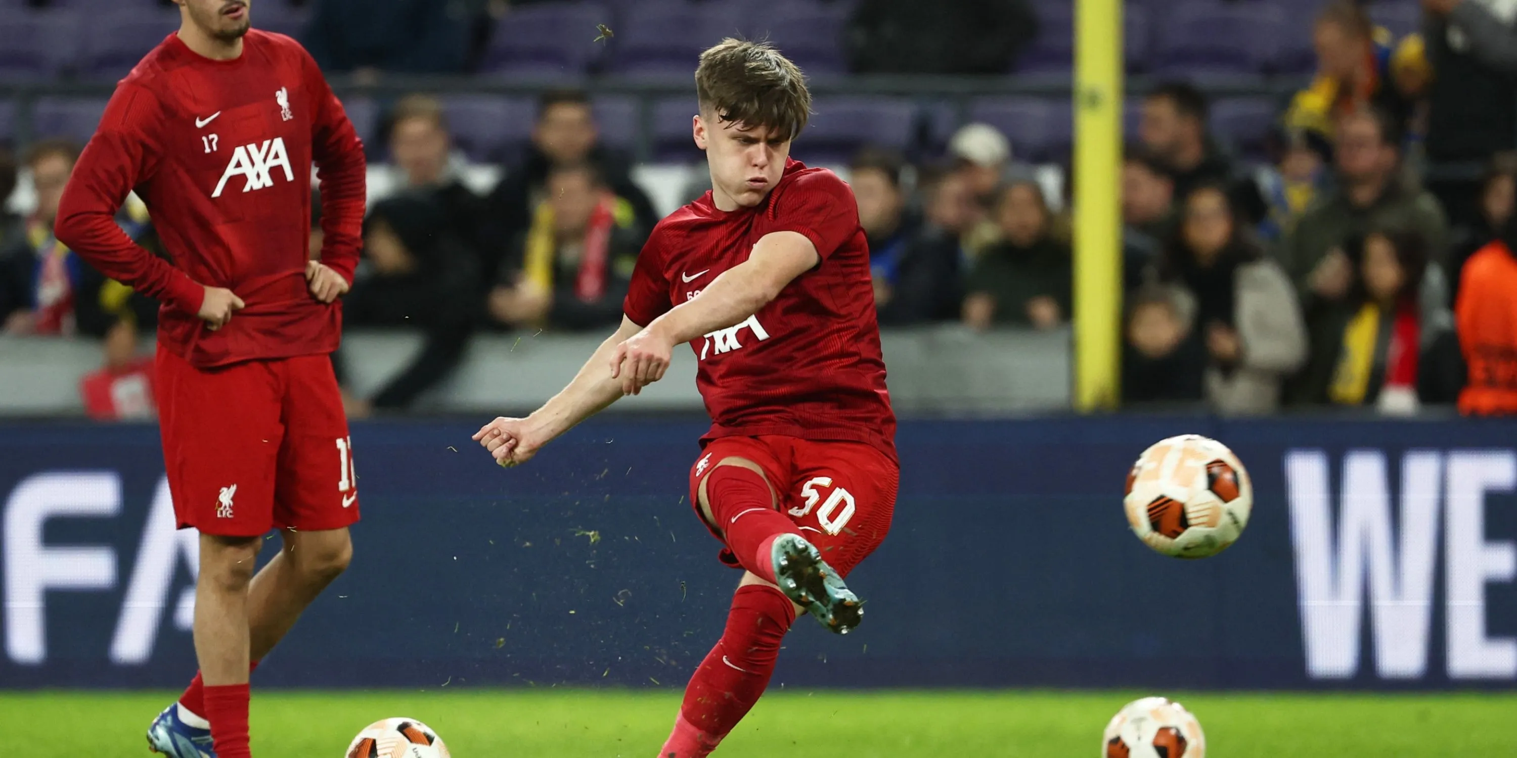 Tài năng trẻ Ben Doak từng khoác áo Liverpool, một trong những cầu thủ học viện rời Anfield hè này.