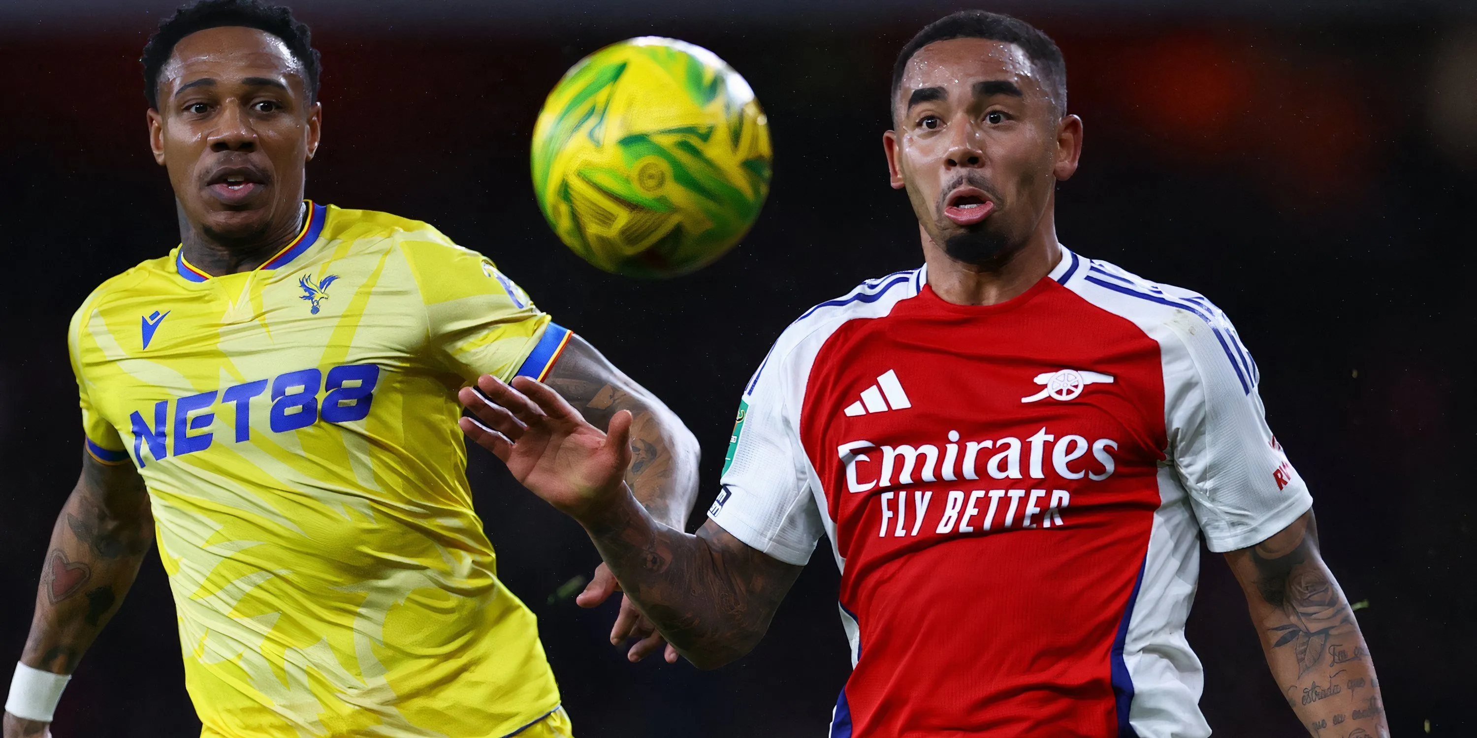 Tiền đạo Gabriel Jesus trong màu áo Arsenal
