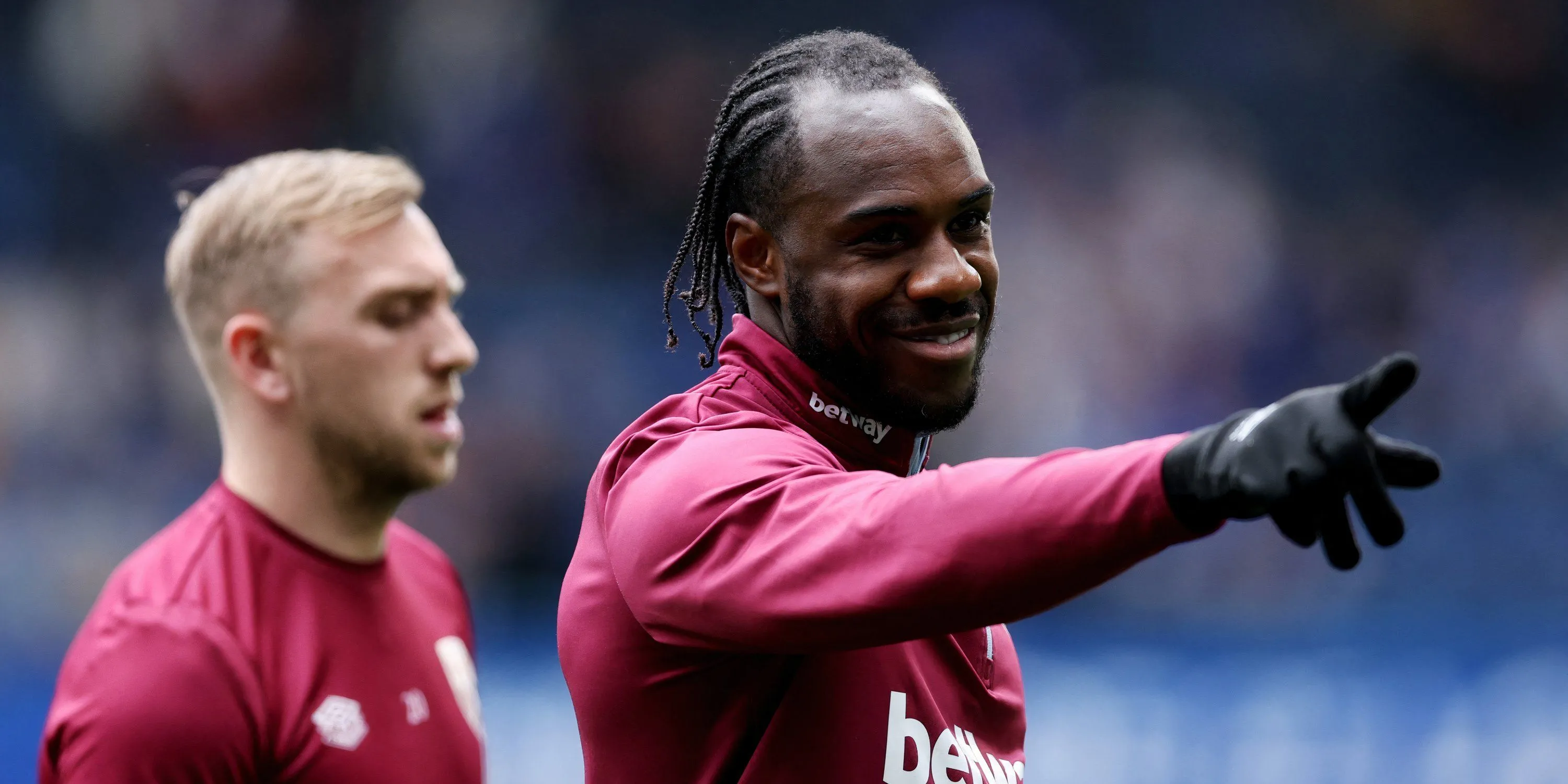 Tiền đạo Michail Antonio trong màu áo West Ham United, mục tiêu chuyển nhượng của Celtic