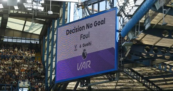 Biểu đồ VAR can thiệp bốn tình huống quyết định: bàn thắng, thẻ đỏ trực tiếp, penalty, nhận nhầm thẻ