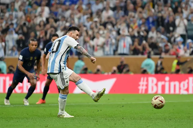 Messi ghi bàn penalty phút 23 chung kết World Cup 2022