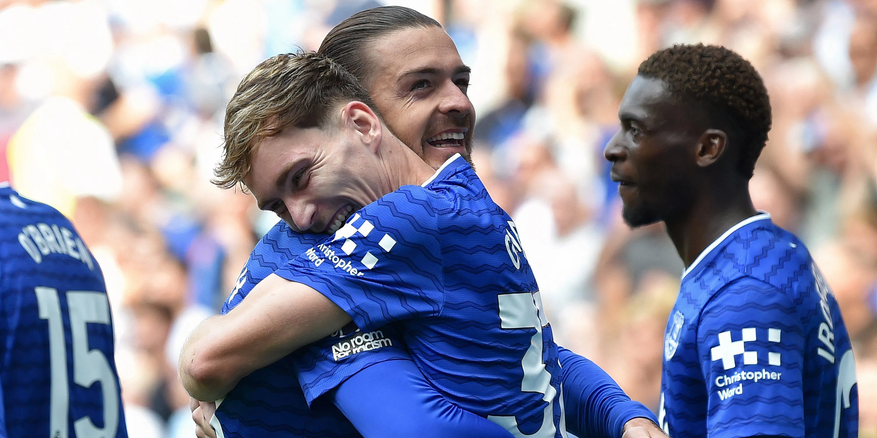 Jack Grealish và James Garner - Hai trụ cột giữa sân của Everton hiện tại